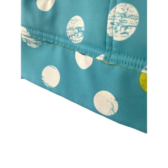 Columbia Youth Girls Polka Dot Full Zip Fleece Lined Blue Jacket Size 18 / 20 - Picture 9 of 10